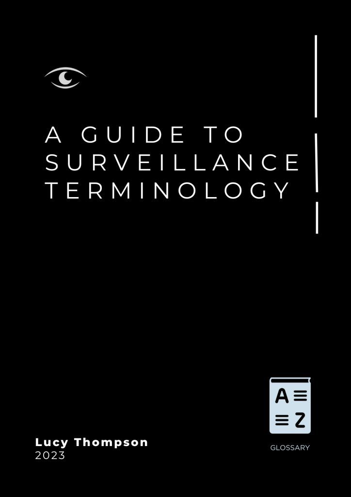 Guide to Surveillance Terminology by Lucy Thompson (2023)